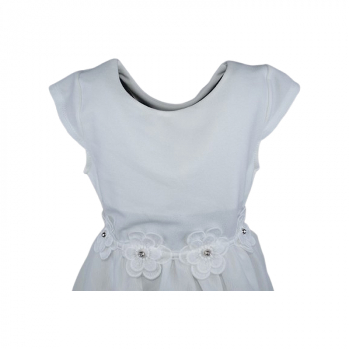 Rochie casual pentru fete, Lucky, LK717, Alb [2]
