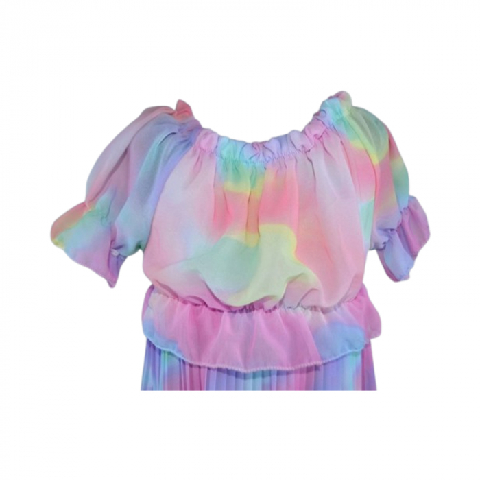 Rochie casual pentru fete, Lucky, LK543, Multicolor [2]