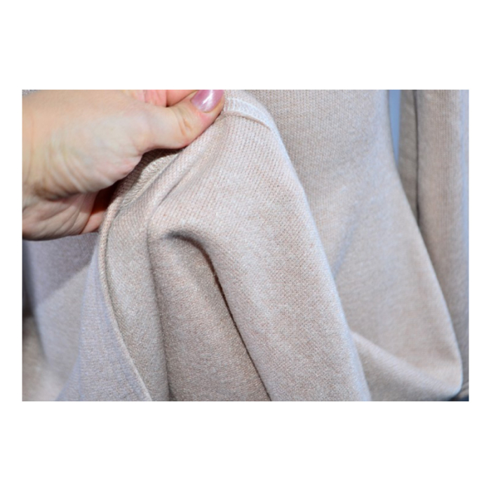 Rochie cu mânecă lungă, cu brosa, pentru fete, Catherine R0311B2-122, Bej [5]