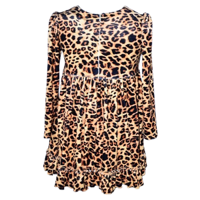 Rochie cu mânecă lungă, din catifea, pentru fete, Catherine R0311M6-98, Multicolor [2]