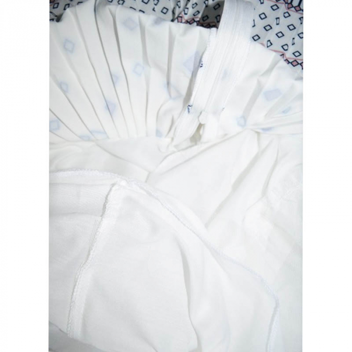 Rochie cu maneca lunga pentru fete Sevval 17323-1, Alb [3]