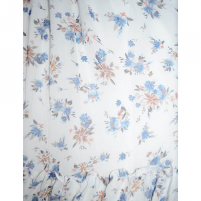 Rochie cu maneca lunga pentru fete CEFRI 0071-1, Alb [5]