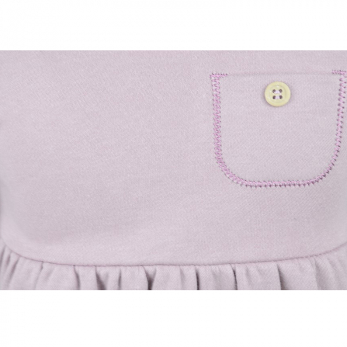 Rochita cu maneca lunga pentru fete Mini Junior 6876-92-cm, Roz [2]