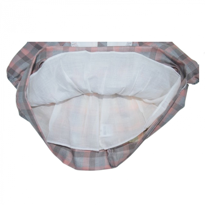 Rochie cu maneca lunga pentru fete Mini Junior RCH-4132, Gri [6]