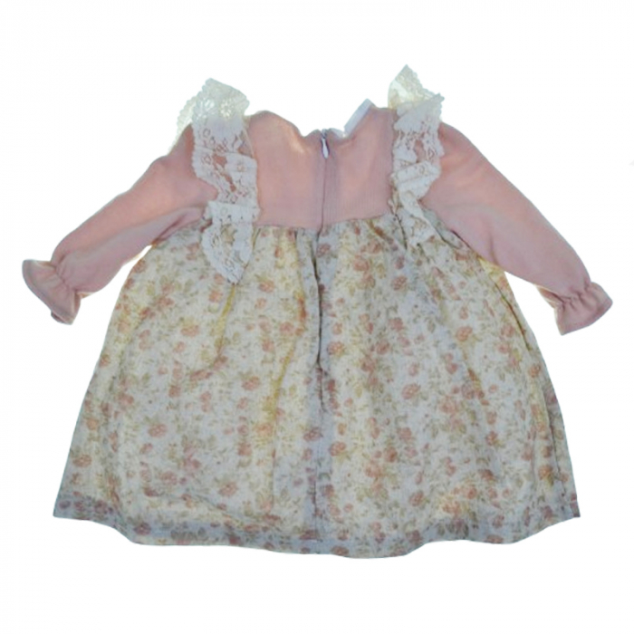 Rochie cu maneca lunga pentru fete Mini Junior RCH-4142, Roz [2]