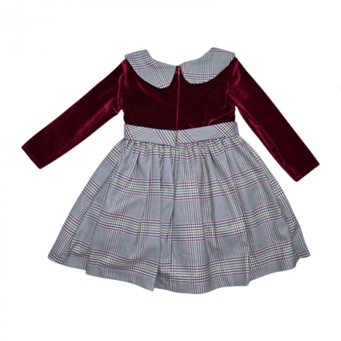 Rochie cu maneca lunga pentru fete Mini Junior RCH-4260, Gri [2]