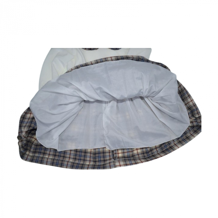 Rochie cu maneca lunga pentru fete Mini Junior RCH-42601B, Bej [4]