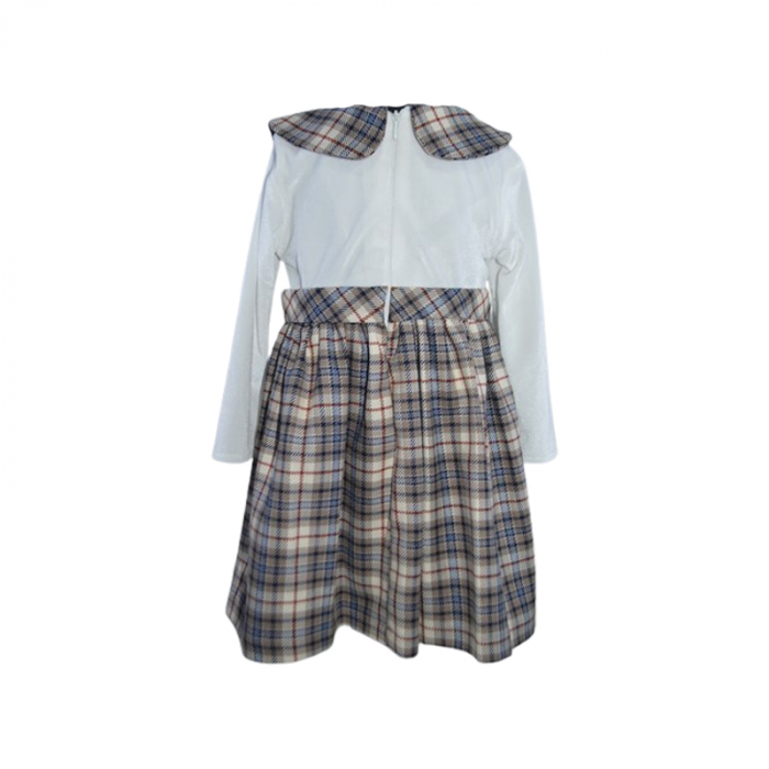 Rochie cu maneca lunga pentru fete Mini Junior RCH-42601B, Bej [2]