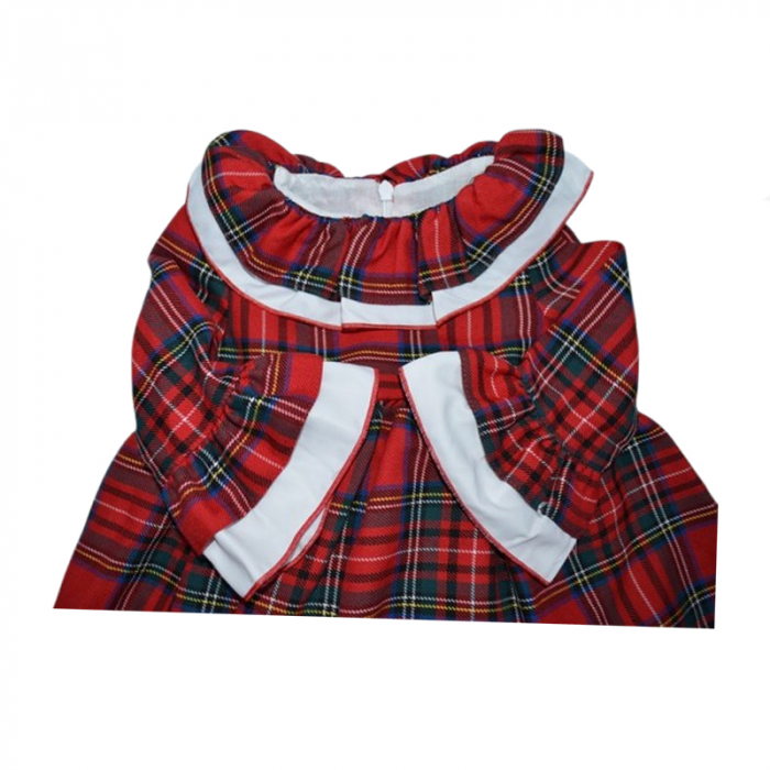 Rochie cu maneca lunga pentru fete Mini Junior RCH-4282, Rosu [6]