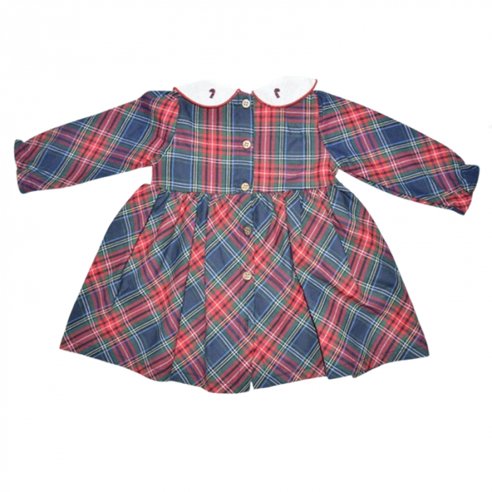 Rochie cu maneca lunga pentru fete Mini Junior RCH-4654, Albastru [3]