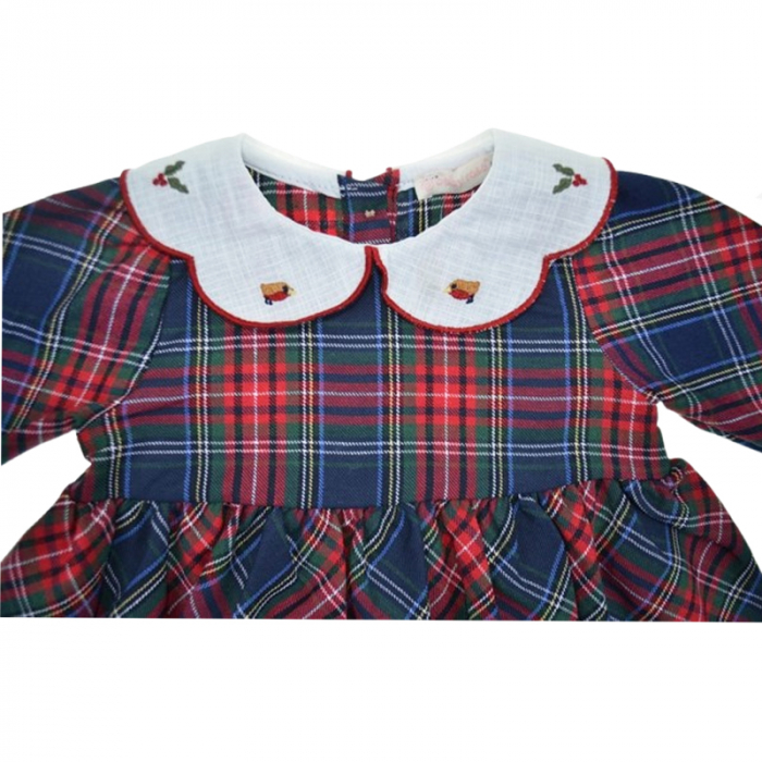 Rochie cu maneca lunga pentru fete Mini Junior RCH-4654, Albastru [2]