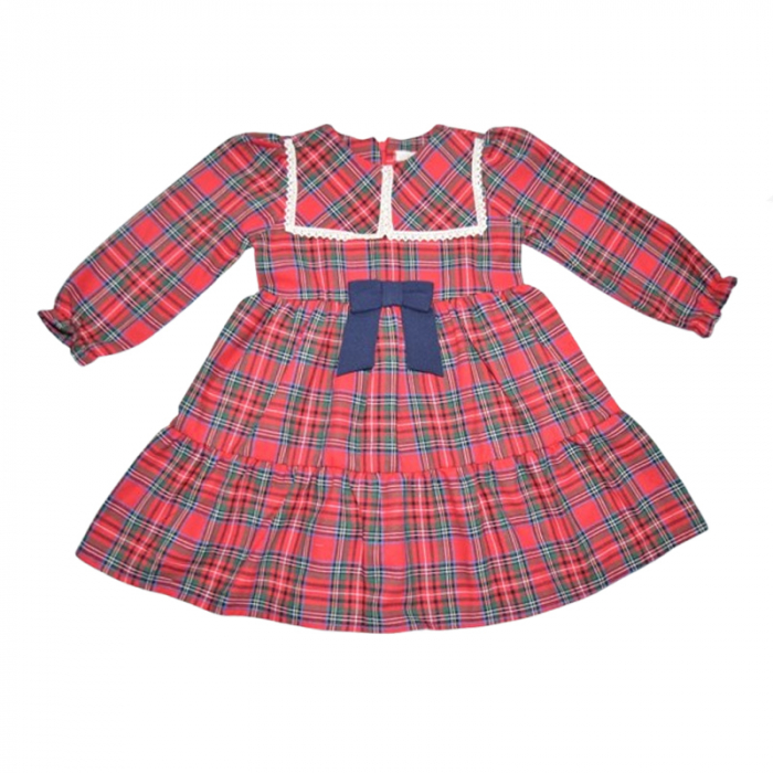 Rochie cu maneca lunga pentru fete Mini Junior RCH-4658, Rosu [1]