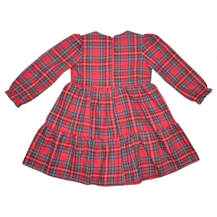 Rochie cu maneca lunga pentru fete Mini Junior RCH-4658, Rosu [3]