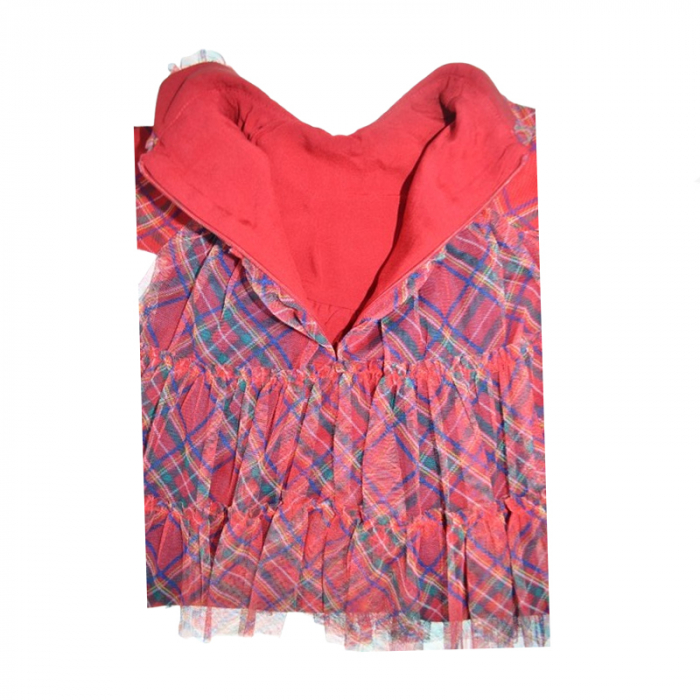 Rochie cu maneca lunga pentru fete Mini Junior RCH-5454, Rosu [5]