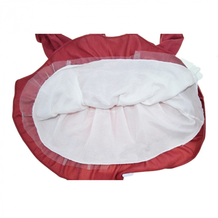 Rochie cu maneca lunga pentru fete Mini Junior RCH-5761, Rosu [4]