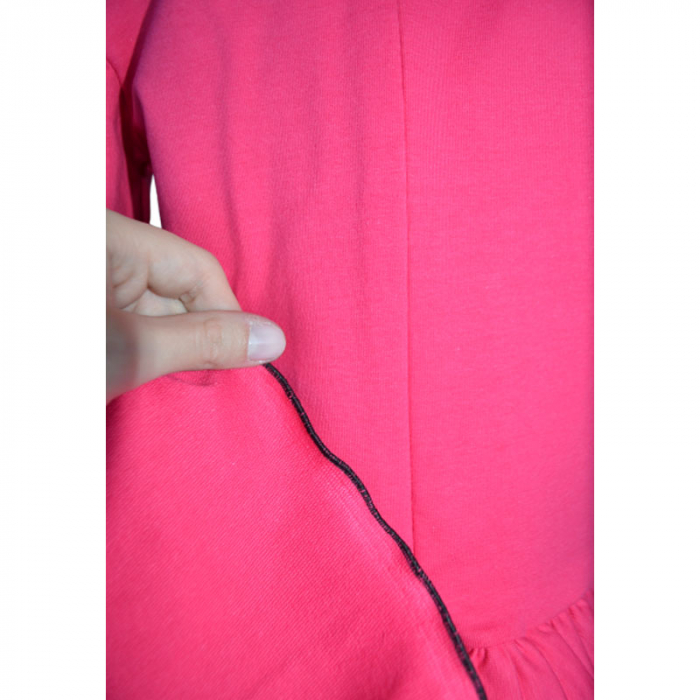 Rochie cu maneca lunga pentru fete Minnie Mouse SNAKE 081123-6, Fucsia [4]
