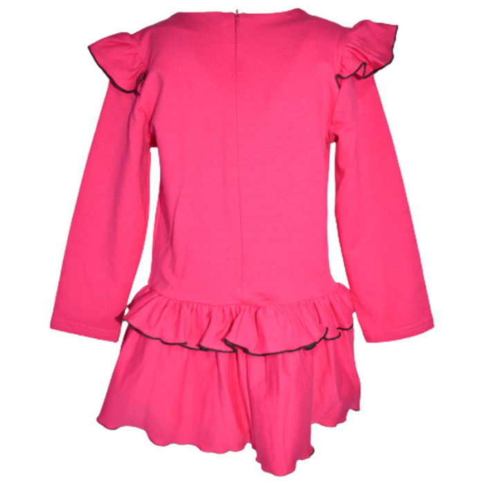 Rochie cu maneca lunga pentru fete Minnie Mouse SNAKE 081123-6, Fucsia [2]