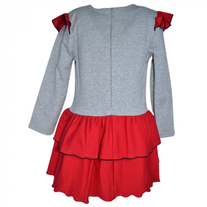 Rochie cu maneca lunga pentru fete Paw Patrol Skye SNAKE 081123-10, Gri [2]