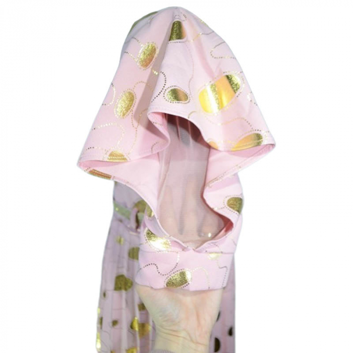 Rochie cu maneca scurta pentru fete Sevval 17323-3, Roz [4]