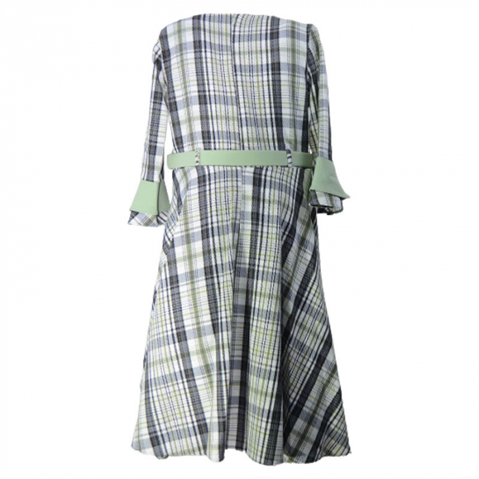 Rochie cu maneca lunga pentru fete Sevval 17323-6, Gri [2]