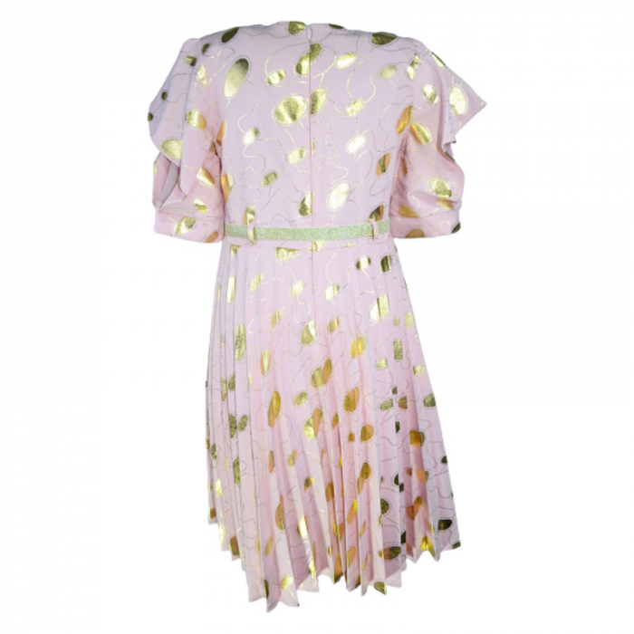 Rochie cu maneca scurta pentru fete Sevval 17323-3, Roz [2]
