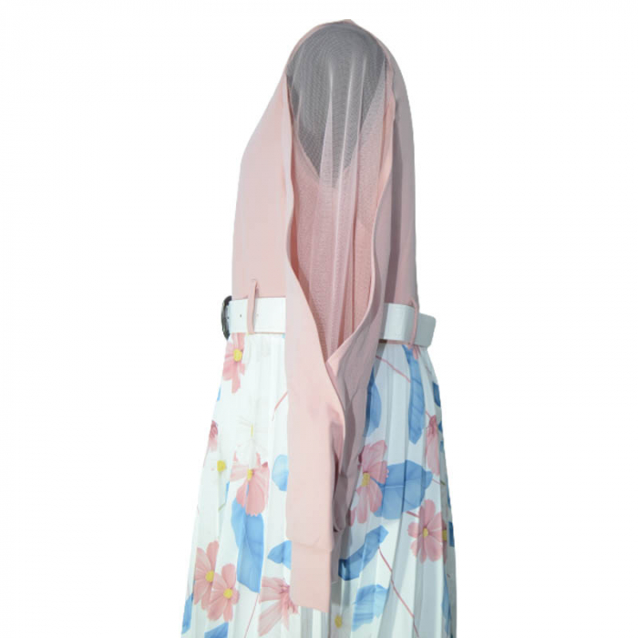 Rochie cu maneca lunga pentru fete Sevval 17323-8, Roz [3]