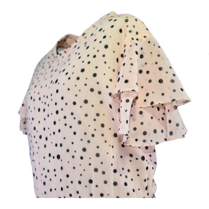 Rochie cu maneca scurta pentru fete Mini Junior RCH-MJ2, Roz [4]