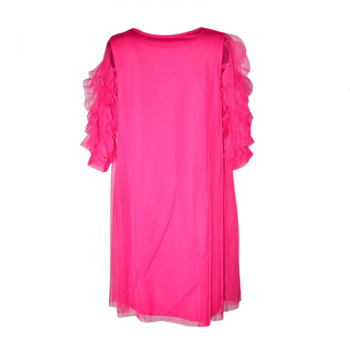 Rochie din bumbac pentru fete Atut 0150, Roz [2]