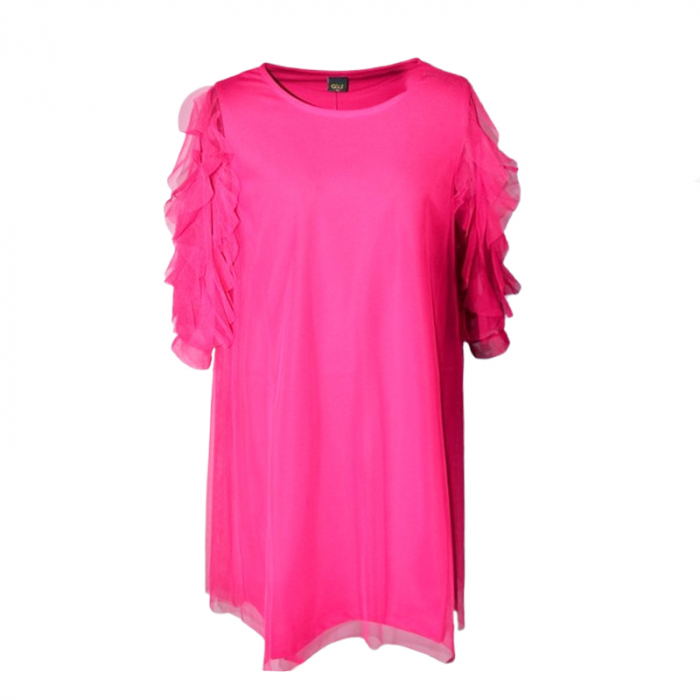 Rochie din bumbac pentru fete Atut 0150, Roz [1]