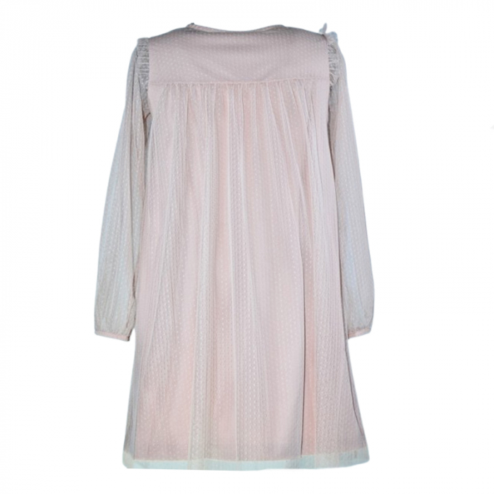 Rochie din bumbac pentru fete Atut 0583, Roz [3]