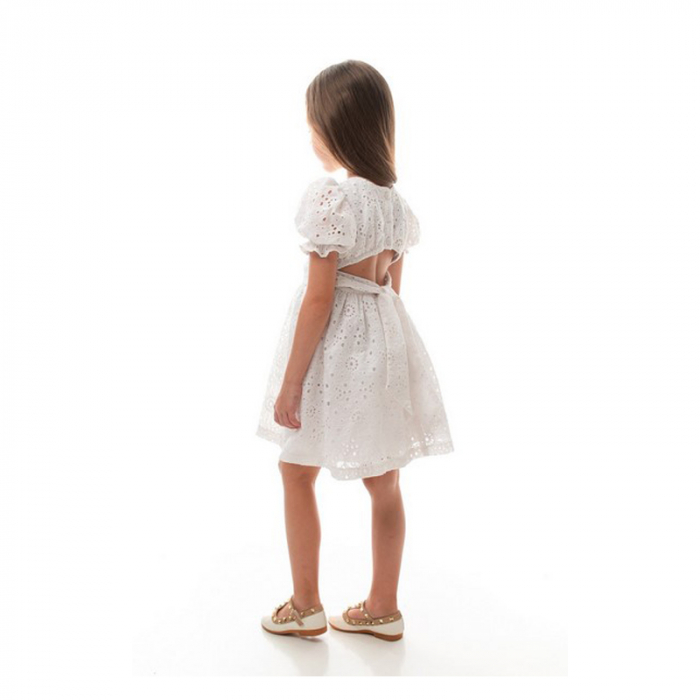 Rochie elegantă pentru fete, Mini Junior DR158-Y4F13, Alb [3]