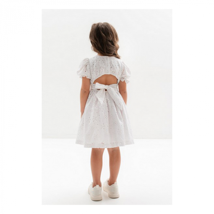 Rochie elegantă pentru fete, Mini Junior DR158-Y4F13, Alb [4]