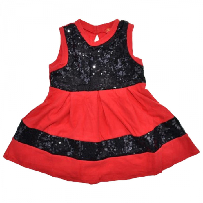 Set 4 piese rochie eleganta pentru fete New Collection RC091223, Rosu [4]