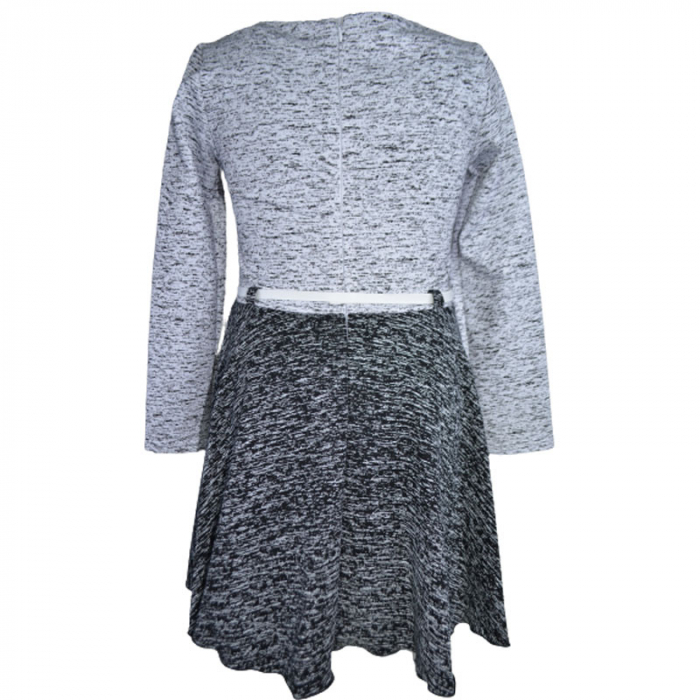 Rochie eleganta cu maneca lunga pentru fete SNAKE 081123-3, Gri [2]