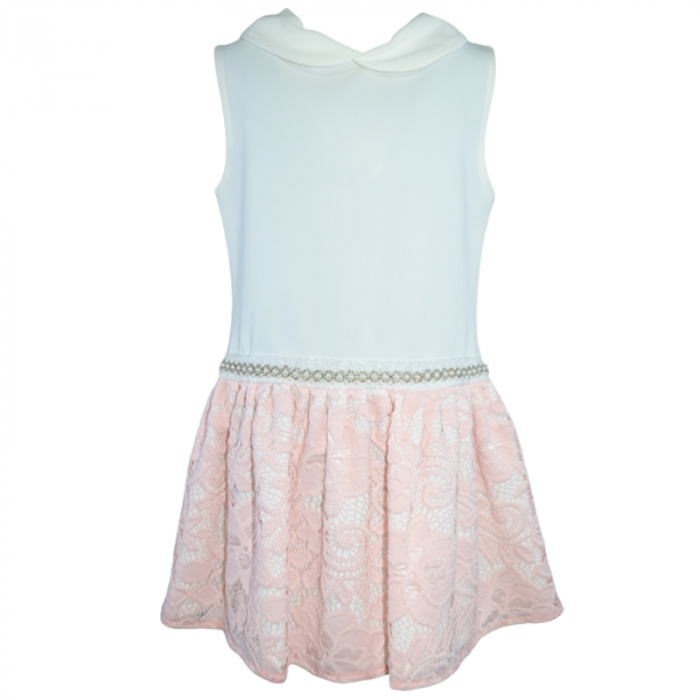 Rochie eleganta fara maneca pentru fete Mini Junior MFD4564, Roz [1]