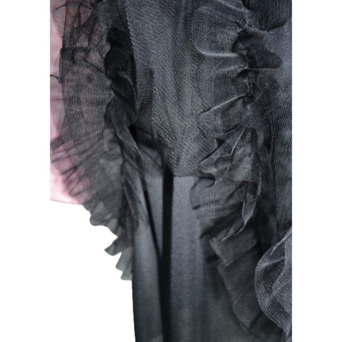 Rochie eleganta cu maneca lunga si tulle pentru fete New Collection 23208-R, Roz [3]