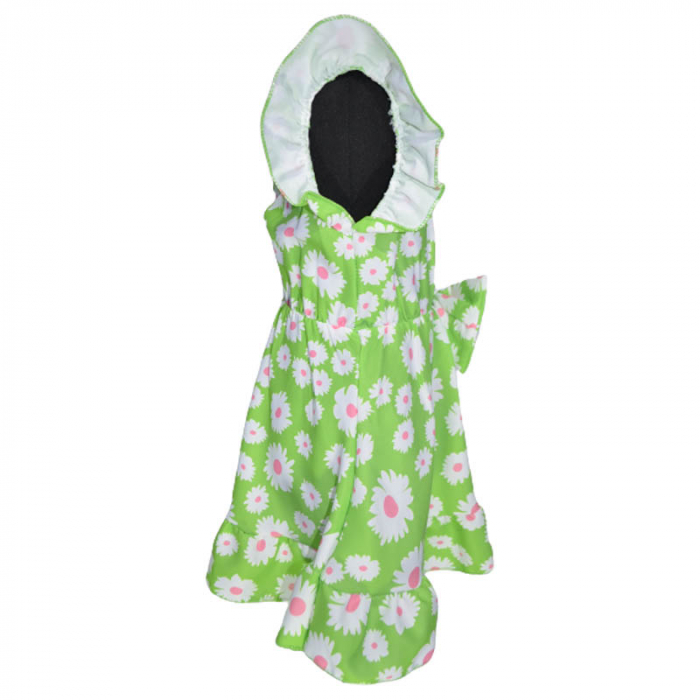 Rochie eleganta cu maneca scurta pentru fete Lucky Girl 270323-15, Verde [3]