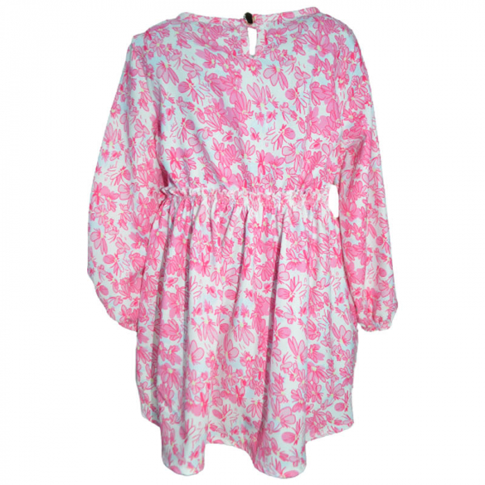 Rochie eleganta cu maneca lunga pentru fete Lucky Girl 270323-33, Roz [2]