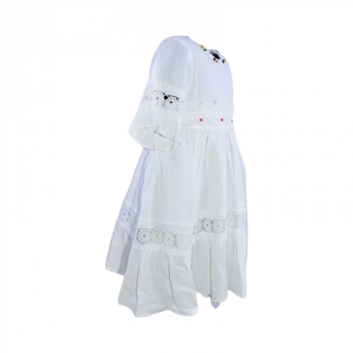 Rochie eleganta cu maneca scurta pentru fete, Blueberry's 5804, Alb [4]