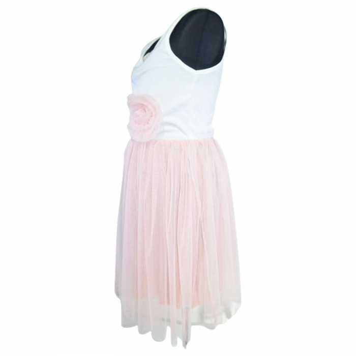 Rochie eleganta fara maneci pentru fete Mini Junior R290524-11, Roz [3]