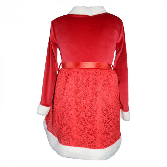 Rochie eleganta de Craciun pentru fete Moda ART345, Rosu [2]