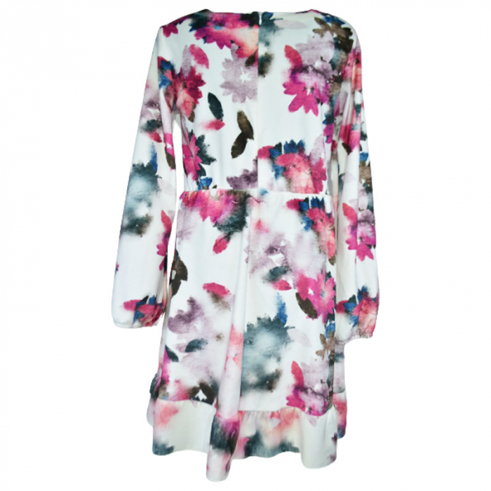 Rochie eleganta din catifea cu maneca lunga pentru fete Catherine 071123-5, Multicolor [2]
