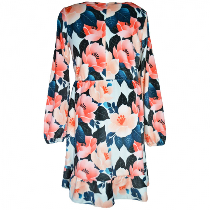 Rochie eleganta din catifea cu maneca lunga pentru fete Catherine 071123-7, Multicolor [2]