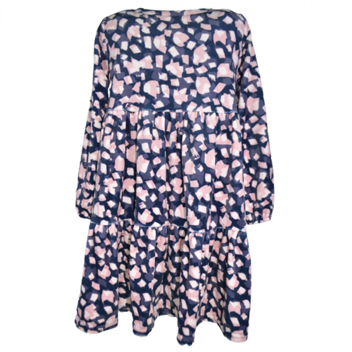 Rochie eleganta cu maneca lunga pentru fete ANAGRI 081123-18, Mov [2]