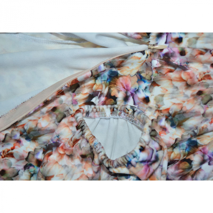 Rochie eleganta din catifea cu maneca lunga pentru fete Catherine 071123-4, Multicolor [4]