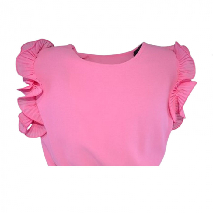 Rochie eleganta fara maneci pentru fete Mini Junior R290524-17, Albastru [2]