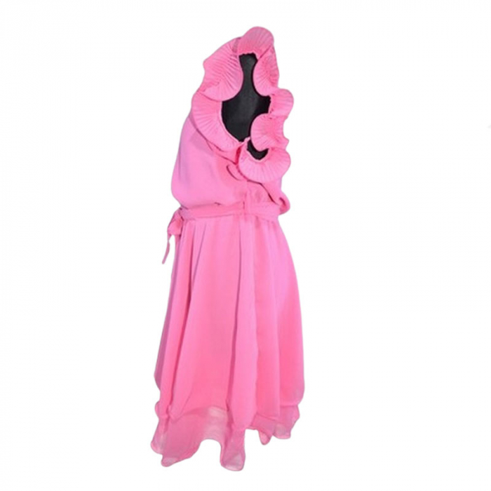 Rochie eleganta fara maneci pentru fete Mini Junior R290524-17, Albastru [4]