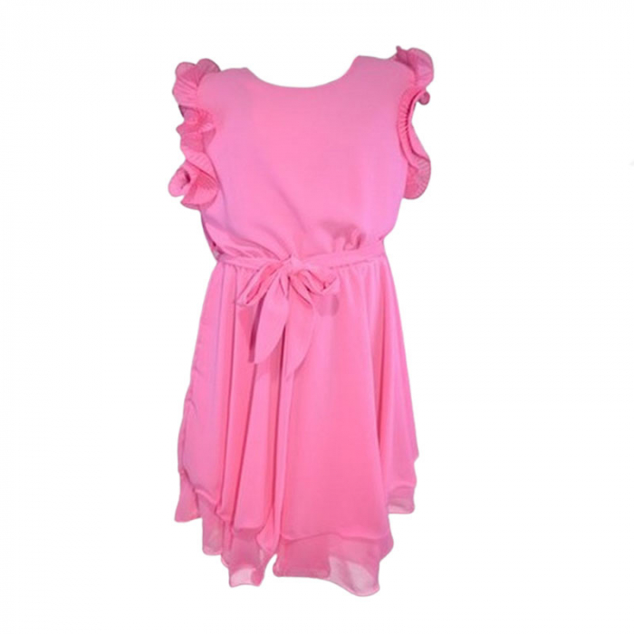 Rochie eleganta fara maneci pentru fete Mini Junior R290524-17, Albastru [1]