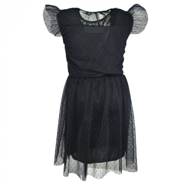 Rochie eleganta fara maneci pentru fete Mini Junior R290524-2, Negru [2]