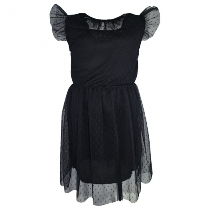 Rochie eleganta fara maneci pentru fete Mini Junior R290524-2, Negru [1]